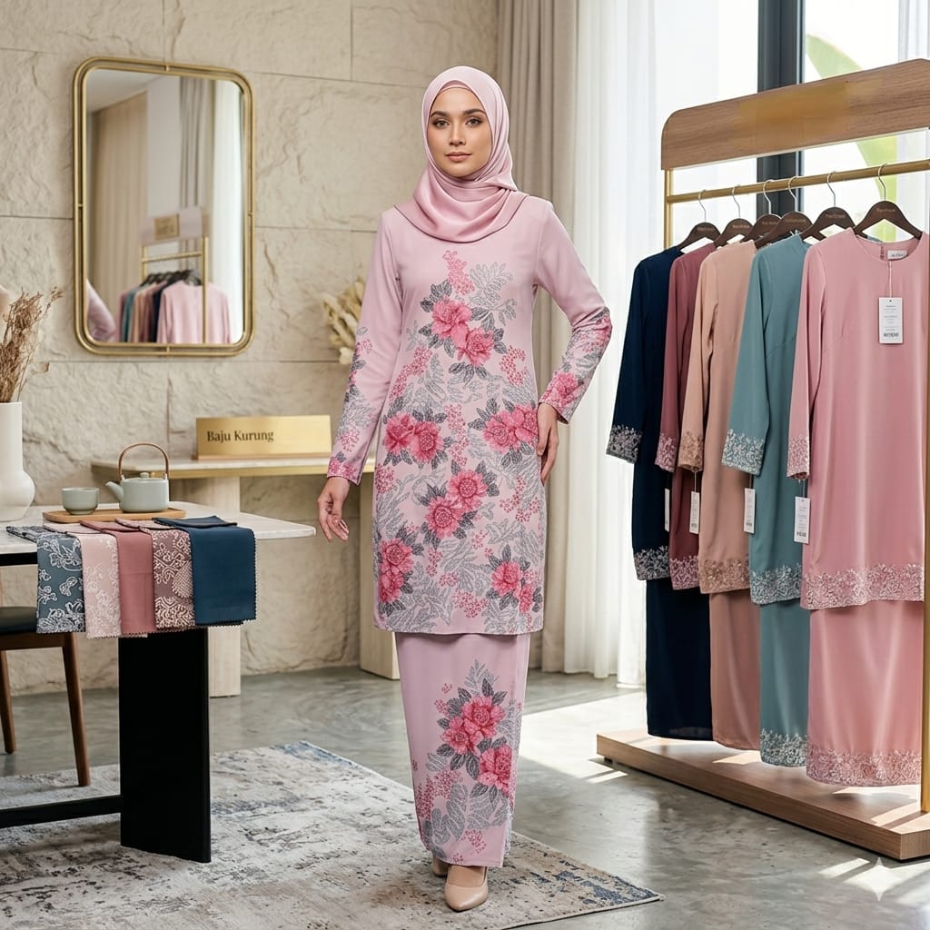 Baju Kurung Moden Adra Silk